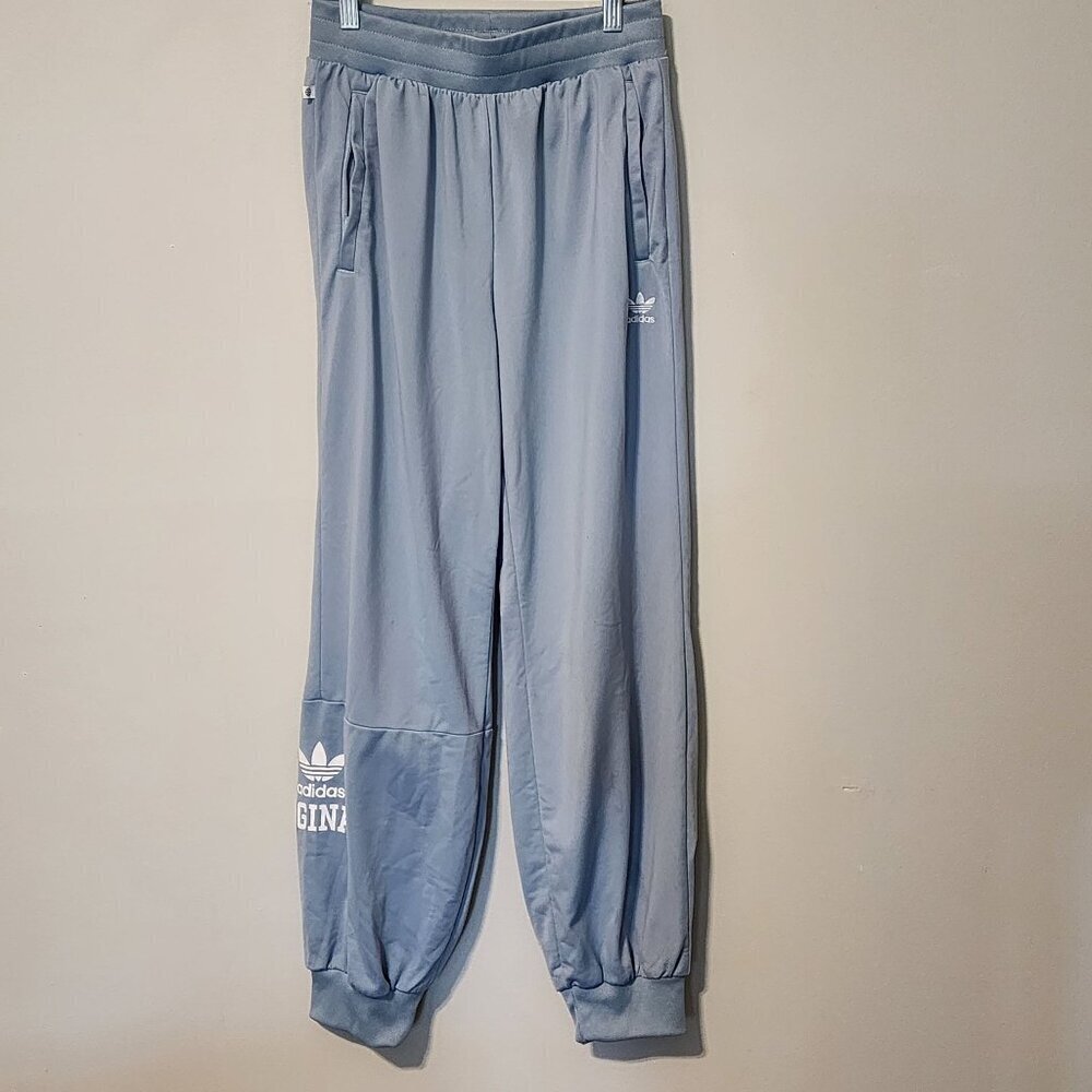 Adidas Originals Girl sz L 13-14 Track Pants Magic Grey